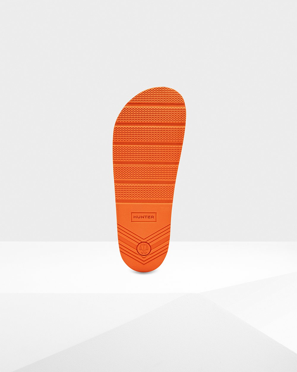 Womens Slides - Hunter Original Adjustable (76VBGASNL) - Orange
